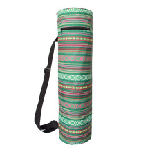 Fitness Yoga Bag One-Shoulder Long Tube Canvas Yoga Mat Storage Bag Yoga Mat Bag